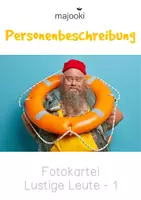 Vorschau - Stundenentwürfe - Fotokartei Personenbeschreibung - Personenbeschreibung 3. Klasse - Deckblatt