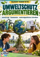 Vorschau - Arbeitsblätter - Materialgestütztes Schreiben Umweltschutz - Deckblatt
