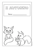 Vorschau - Arbeitsblätter - Arbeitsblätter zum Thema "autunno" (Herbst) auf Italienisch - Deckblatt