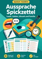 Vorschau - Arbeitsblätter - Aussprache Betonung Spanisch, Spickzettel, Klasse 6 - Deckblatt