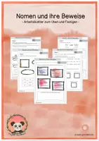 Vorschau - Arbeitsblätter - Nomen - Arbeitsblätter zum Wiederholen und Üben - Deckblatt