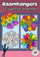 Voorbeeld - Tekenen en knutsel sjablonen - Bloemen raamdecoraties lente / zomer - Voorblad