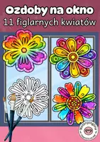 zapowiedź - Szablony do malowania i rękodzieła - Kwiatowe ozdoby okienne wiosna / lato - obwoluta