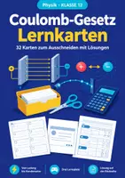Vorschau - Spiele - Coulomb-Gesetz Physik, Klasse 12, Lernkarten - Deckblatt
