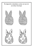 Voorbeeld - Tekenen en knutsel sjablonen - Paas kunstproject knutseltemplate voor paasmobile - Pagina 2
