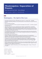 Vorschau - Stundenentwürfe - Einführungsphase - Montesquieu on government - Seite 2