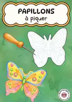 Aperçu - Matériel pour travaux manuels / dessin - Papillons à piquer – décoration de fenêtre à colorier et à bricoler - Page de couverture