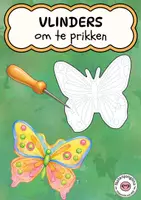 Voorbeeld - Tekenen en knutsel sjablonen - Vlinders om te prikken – raamhanger om te kleuren en knutselen - Voorblad