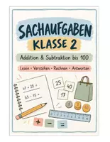 Vorschau - Arbeitsblätter - SACHAUFGABEN KLASSE 2 – ADDITION & SUBTRAKTION BIS 100 - Seite 1