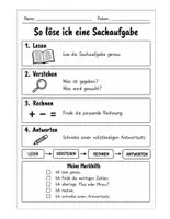 Vorschau - Arbeitsblätter - SACHAUFGABEN KLASSE 2 – ADDITION & SUBTRAKTION BIS 100 - Seite 2