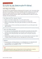 Vorschau - Arbeitsblätter - Geheimschrift-Rätsel Klasse 2/3 Lesen üben - Seite 1