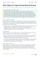 Vorschau - Arbeitsblätter - Figurencharakterisierung | Beschreiben, belegen und deuten | Klasse 8–10 - Seite 1