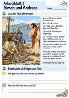 Vorschau - Arbeitsblätter - Jesus ruft seine Freunde | Religion Klasse 4 Arbeitsblätter | Evangelische Religionslehre | 10 Arbeitsblätter als PDF - Seite 2