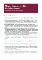 Vorschau - Arbeitsblätter - Einführungsphase - How Enlightenment triggered Modernity - Seite 1
