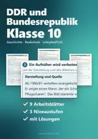 Vorschau - Arbeitsblätter - DDR und Bundesrepublik Geschichte 10 Realschule - Deckblatt
