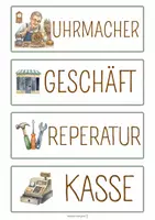 Vorschau - Arbeitsblätter - Uhrmacher als Spielbereich - Rollenspiel und Lernbereich zum Thema Zeit - Seite 2