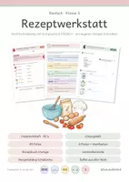 Vorschau - Stundenentwürfe - Rezeptwerkstatt | Rezepte schreiben & Rechtschreibung mit Komposita & FRESCH | Klasse 3 | für Herbst und Winter - Deckblatt