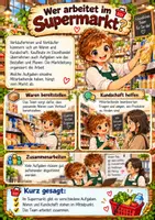 Vorschau - Anderer Materialtyp - Supermarkt - Berufe kennenlernen Lernheft Sachunterricht - Seite 2