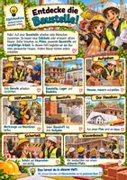 Vorschau - Mal- und Bastelvorlagen - Materialpaket: Bauarbeiter – Lernheft & Malbuch | Berufe kennenlernen - Seite 2