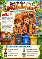 Vorschau - Anderer Materialtyp - Müllabfuhr & Recycling - Berufe kennenlernen Lernheft Sachunterricht - Seite 1