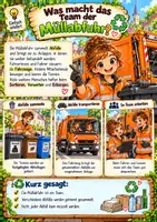 Vorschau - Mal- und Bastelvorlagen - Materialpaket: Müllabfuhr & Recycling – Lernheft & Malbuch | Berufe kennenlernen - Seite 3