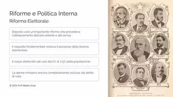 anteprima - Presentazioni / Lavagne - I governi italiani di fine '800 - Pagina 3
