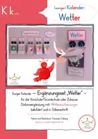 Vorschau - Fördermaterial/Inklusion - Materialpaket: Basiskalender + Wochentage + Jahreszeiten + Wetter - Deckblatt