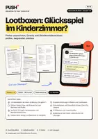 Vorschau - Stundenentwürfe - Lootboxen: Glücksspiel im Kinderzimmer? Arbeitsblätter mit Lösungen, Kl. 7–8 - Deckblatt