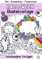Vorschau - Stundenentwürfe - Materialpaket Halloween Mathe, Deutsch, Kunst (Klasse 1, Klasse 2, DaZ) - Seite 1