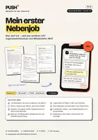 Vorschau - Stundenentwürfe - Nebenjob unter 18: Jugendarbeitsschutz und Mindestlohn – Arbeitsblätter, Kl. 8–9 - Deckblatt