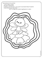 Aperçu - Matériel pour travaux manuels / dessin - Décoration de fenêtre abeilles à colorier – printemps - Page 2