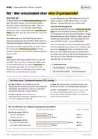 Vorschau - Stundenentwürfe - Organspende: Widerspruchslösung – Arbeitsblätter mit Lösungen, Kl. 9–10 - Seite 3