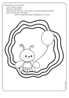 Aperçu - Matériel pour travaux manuels / dessin - Décoration de fenêtre abeilles à colorier – printemps - Page 3