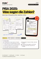 Vorschau - Stundenentwürfe - PISA 2025: Was sagen die Zahlen? Arbeitsblätter mit Lösungen, Kl. 9–10 - Deckblatt