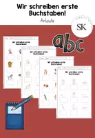 Vorschau - Arbeitsblätter - Wir schreiben erste Buchstaben! - Deckblatt