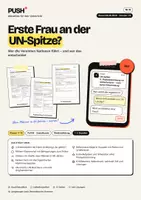 Vorschau - Stundenentwürfe - UN-Generalsekretär:in 2026 – erste Frau an der Spitze? Arbeitsblätter Kl. 9–10 - Deckblatt