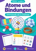 Vorschau - Arbeitsblätter - Atombau Bindung Chemie, Klasse 8 - Deckblatt