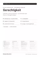 Vorschau - Stundenentwürfe - Ethik Gymnasium Klasse 5–10 – Unterrichtsreihen-Paket Philosophie | Philosophieren lernen, Glück, Freiheit, Gewissen, Gerechtigkeit, Menschenwürde - Seite 1