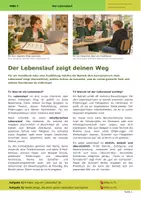 Vorschau - Arbeitsblätter - Unterrichtseinheit: Lebenslauf (Präsi & ABs & Vorlage) - Seite 1