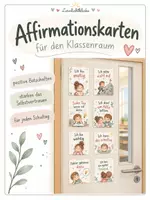 Vorschau - Poster - 🌿Affirmationskarten für den Klassenraum - Deckblatt