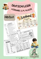 Vorschau - Arbeitsblätter - Leseband 3./4.Klasse - Deckblatt