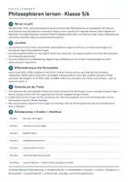 Vorschau - Stundenentwürfe - Philosophieren lernen Unterrichtsreihe Ethik Klasse 5/6 Gymnasium – Philosophie: 6 Stunden, 3 Niveaus, mit Lösungen - Seite 2