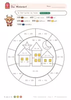 Vorschau - Mal- und Bastelvorlagen - Mathe-Adventskalender Klasse 3 – Zahlenraum 1000 - Seite 3