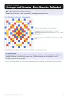 Vorschau - Arbeitsblätter - Pixel-Mandala: Teilbarkeit · Klasse 5–6 - Seite 3