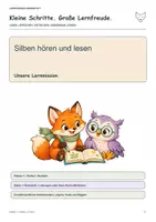 Vorschau - Spiele - Silben hören und lesen: Gemeinsam spielen - Deckblatt