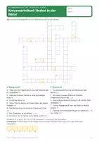 Vorschau - Mal- und Bastelvorlagen - Kreuzworträtsel Herbst: NaWi Klasse 5–6 - Seite 1