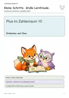 Vorschau - Arbeitsblätter - Plus bis 10: Entdecken & Üben - Deckblatt