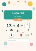 Vorschau - Arbeitsblätter - Rechenfit im Winter – Rechnen bis 20 - Deckblatt