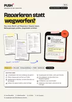Vorschau - Stundenentwürfe - Recht auf Reparatur: Arbeitsblätter mit Lösungen zum neuen Gesetz, Kl. 8–9 - Deckblatt