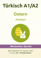 Vorschau - Text - Türkisch A1/A2 - Ostern: Wortschatz und Leseverstehen - Deckblatt